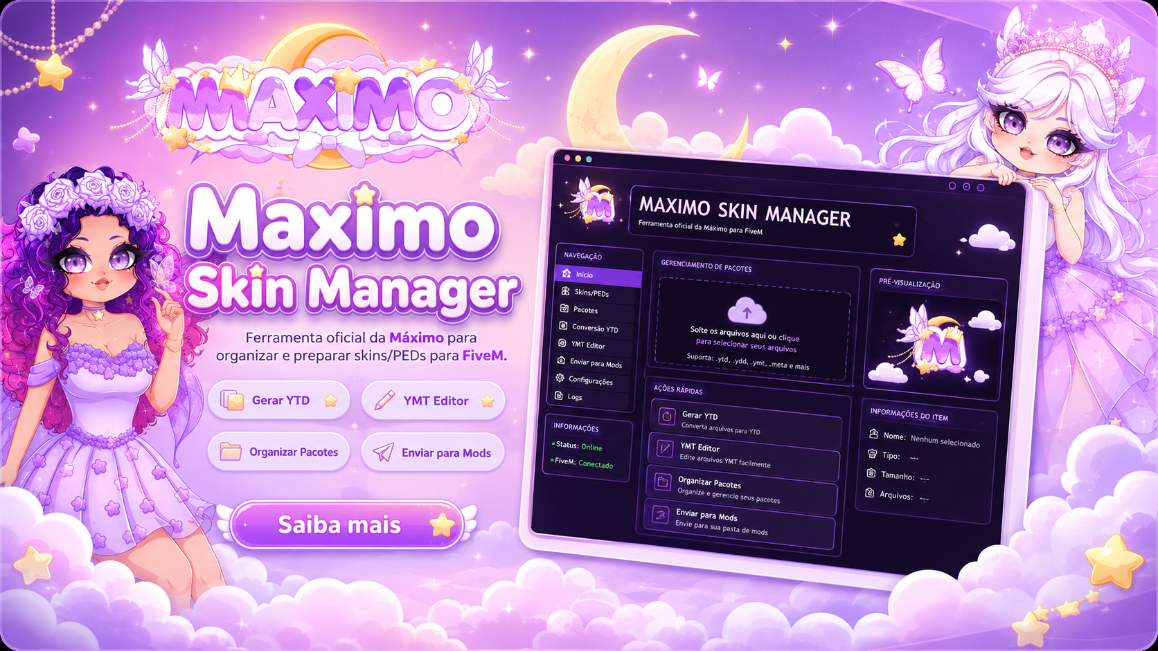 Máximo Skin Manager